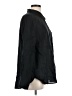 H&M Solid Black Long Sleeve Button-Down Shirt Size L - photo 4