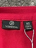Versona 100% Polyester Burgundy 3/4 Sleeve Blouse Size XS - photo 7