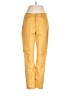 Cato Solid Yellow Casual Pants Size 8 - photo 1