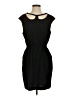 BCBGeneration Solid Black Casual Dress Size S - photo 1