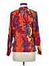 Tracy Evans Tropical Red Long Sleeve Blouse Size M - photo 2