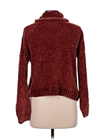 Pink Rose Turtleneck Sweater (view 2)