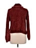 Pink Rose 100% Polyester Tweed Burgundy Turtleneck Sweater Size L - photo 2