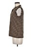 Tommy Hilfiger Houndstooth Brown Sleeveless Blouse Size M - photo 5