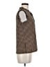 Tommy Hilfiger Houndstooth Brown Sleeveless Blouse Size M - photo 4