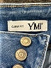 YMI Blue Denim Shorts Size 7 - photo 3