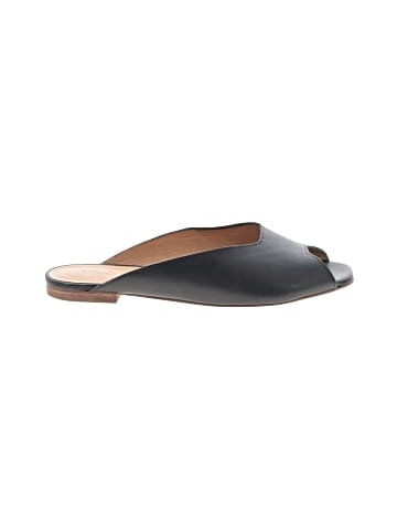 Madewell The Erica Peep-Toe Mule in Leather (view 1)