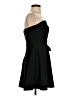 Jun & Ivy 100% Polyester Solid Black Cocktail Dress Size S - photo 4