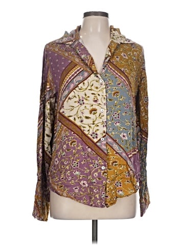 Olivaceous Long Sleeve Blouse (view 1)