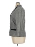 Le Suit 100% Rayon Checkered-gingham Gray Blazer Size 16 - photo 5