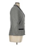 Le Suit 100% Rayon Checkered-gingham Gray Blazer Size 16 - photo 4