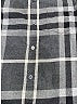 Burberry 100% Cotton Plaid Gray Long Sleeve Button-Down Shirt Size 6 - photo 3