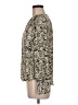 Zara Basic Animal Print Ivory Long Sleeve Blouse Size M - photo 5