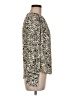 Zara Basic Animal Print Ivory Long Sleeve Blouse Size M - photo 4
