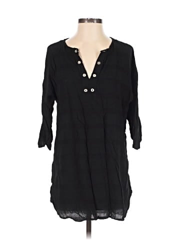 Zara Basic 3/4 Sleeve Button-Down Shirt (view 1)