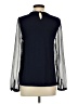 Boden 100% Polyester Blue Long Sleeve Blouse Size 4 - photo 2