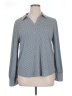 Adrianna Papell Gray Long Sleeve Blouse Size XL - photo 1