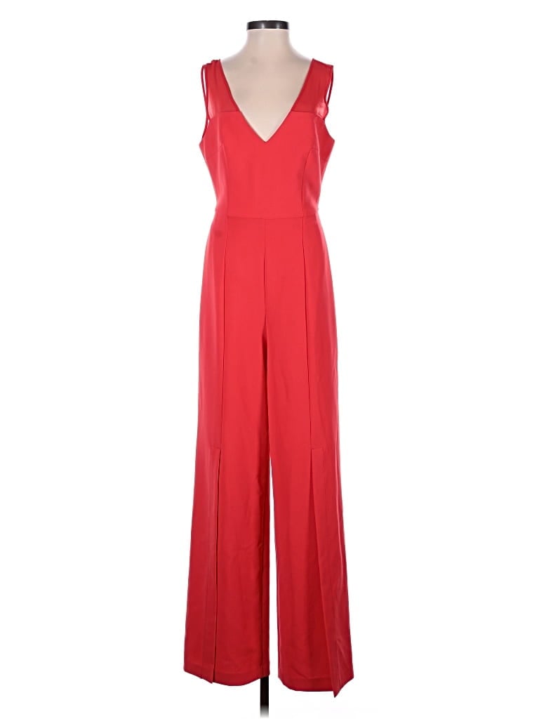 Pre-owned Bcbgmaxazria Jumpsuit In Red