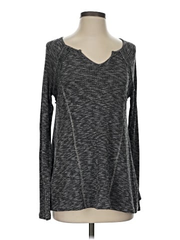 Hem & Thread Long Sleeve Top (view 1)