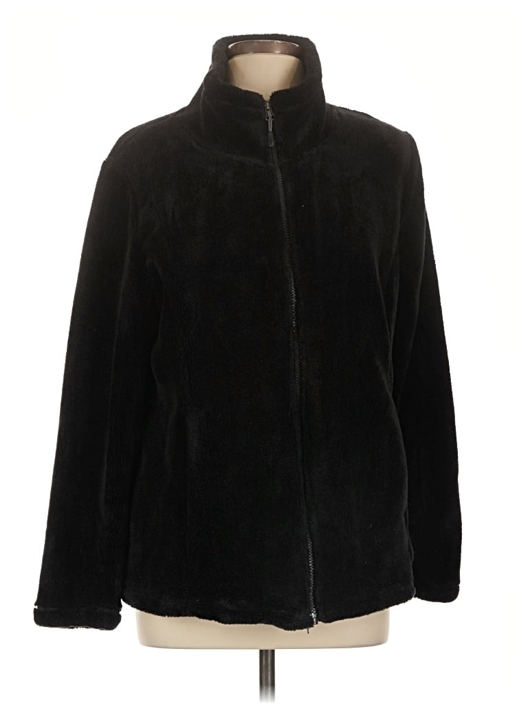 Pre-owned 32 Degrees Faux Fur Jacket In Black