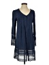 MONORENO 100% Rayon Blue Casual Dress Size S - photo 1