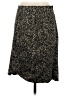 Ann Taylor Animal Print Black Casual Skirt Size 2 - photo 2