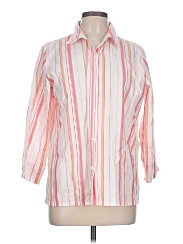Studio Works 3/4 Sleeve Button-Down Shirt (view 1)