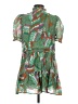 TCEC Paisley Green Cocktail Dress Size S - photo 2