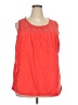 Northcrest Orange Sleeveless Blouse Size 4X - photo 1