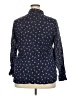 Gap Animal Print Blue Long Sleeve Button-Down Shirt Size XXL - photo 2
