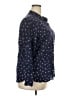 Gap Animal Print Blue Long Sleeve Button-Down Shirt Size XXL - photo 4