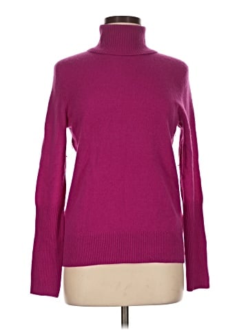 Aqua Cashmere Pullover Sweater (view 1)