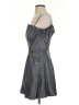 City Studio 100% Polyester Metallic Gray Cocktail Dress Size 5 - photo 5