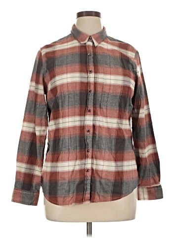 Weatherproof Long Sleeve Button-Down Shirt (view 1)