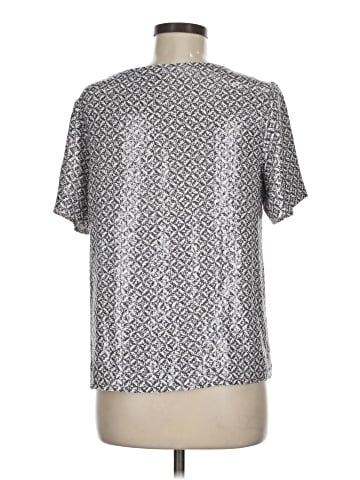 Joie Short Sleeve Silk Top (view 2)
