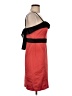 BCBG Paris Color Block Red Cocktail Dress Size 6 - photo 4