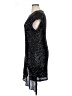 Laundry by Shelli Segal 100% Polyester Stars Black Cocktail Dress Size 14 - photo 5