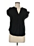 Mine Black Short Sleeve Blouse Size M - photo 1