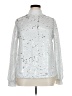Ashley Stewart 100% Polyester Metallic Silver Long Sleeve Blouse Size 14 Plus - photo 1