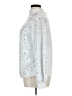 Ashley Stewart 100% Polyester Metallic Silver Long Sleeve Blouse Size 14 Plus - photo 5