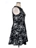 DKNY Graphic Black Casual Dress Size 14 - photo 4