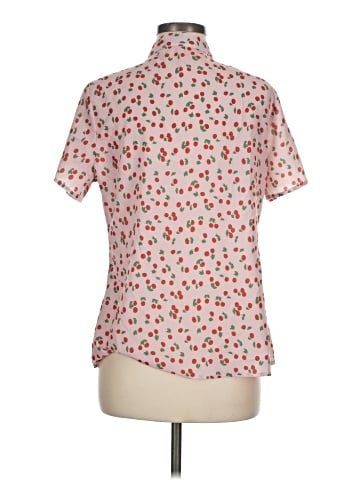Allegra K Short Sleeve Blouse (view 2)