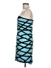 Cynthia Steffe Graphic Blue Cocktail Dress Size 8 - photo 5