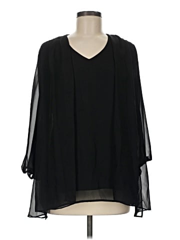 Sag Harbor 3/4 Sleeve Blouse (view 1)