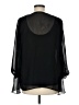 Sag Harbor 100% Polyester Black 3/4 Sleeve Blouse Size M - photo 2