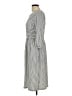 Merokeety Stripes Gray Casual Dress Size L - photo 5