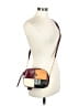 Tory Burch Color Block Multi Color Burgundy Leather Crossbody Bag One size - photo 2