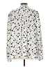 Ted Baker London 100% Polyester Polka Dots White Ivory Long Sleeve Blouse Size 12 (5) - photo 2