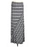 Max Edition Chevron-herringbone Silver Casual Skirt Size M - photo 1