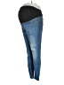 Isabel Maternity Color Block Blue Jeans Size 8 - photo 1